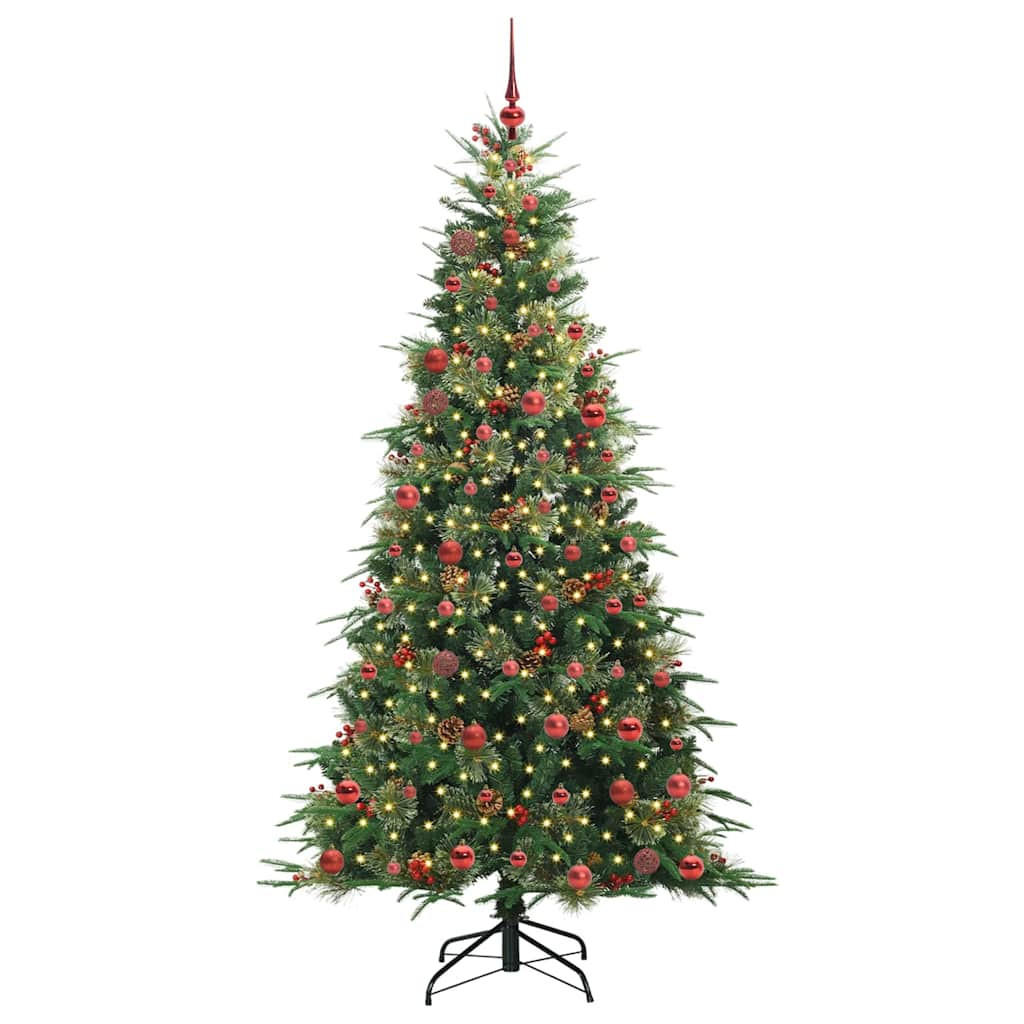vidaXL Weihnachtsbaum Grün 210 cm