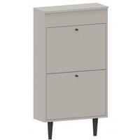 SCHUHSCHRANK Dotti 521 Kaschmir 55/21/104 cm Wandmontage - Kaschmir, Holzwerkstoff (55/104/21cm) - Matkam Möbel