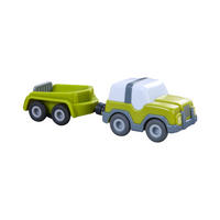SPIELZEUGAUTO Kullerbü - Geländwagen mit Anhänger, ab 2 Jahren - Multicolor, Kunststoff (12/21cm) - Haba