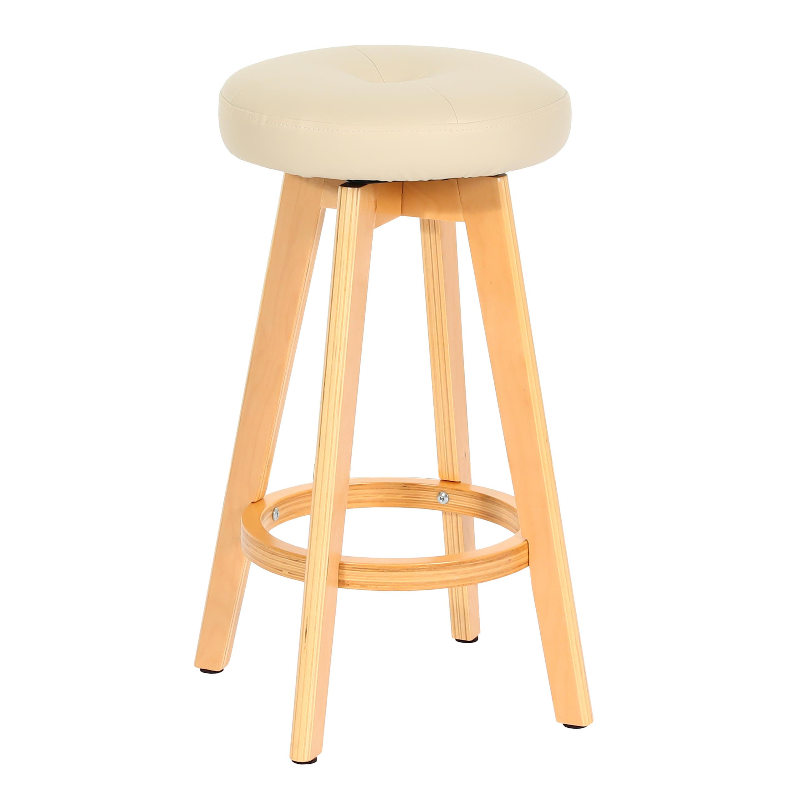 BARHOCKER Cremeweiß - Weiß, Holz (45/67/45cm) - MCW