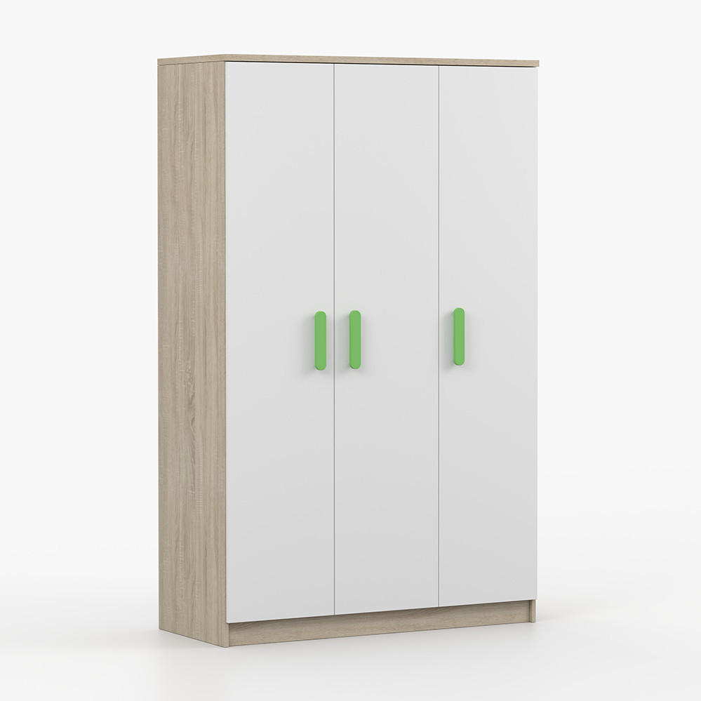 imoebel24 Kleiderschrank Sonoma Eiche 120x194x50 cm