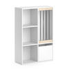 KINDERREGAL Luigi Weiß 72 x 107.8 cm - Weiß, Holzwerkstoff (29.2/107.8/72cm) - Vicco