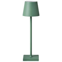 LED-TISCHLEUCHTE Grün Baceiro - Grün, Metall (10/10/38cm) - Beliani