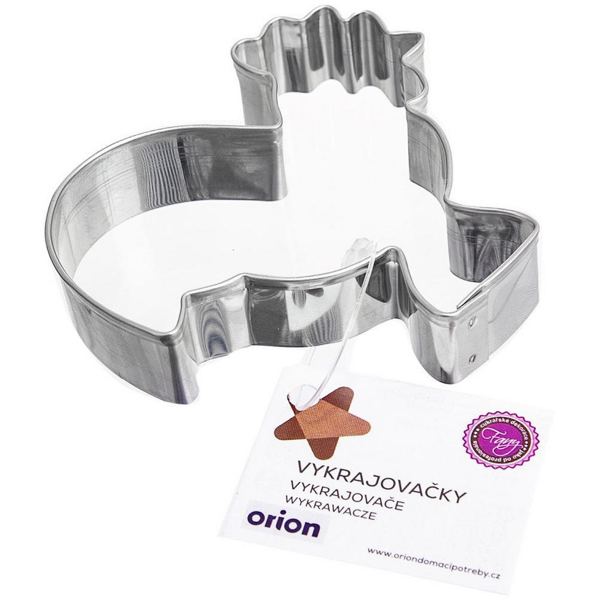 AUSSTECHFORM Hahn 6,5 cm Silber - Silberfarben, Metall (6/1.6/6.5cm) - Orion 