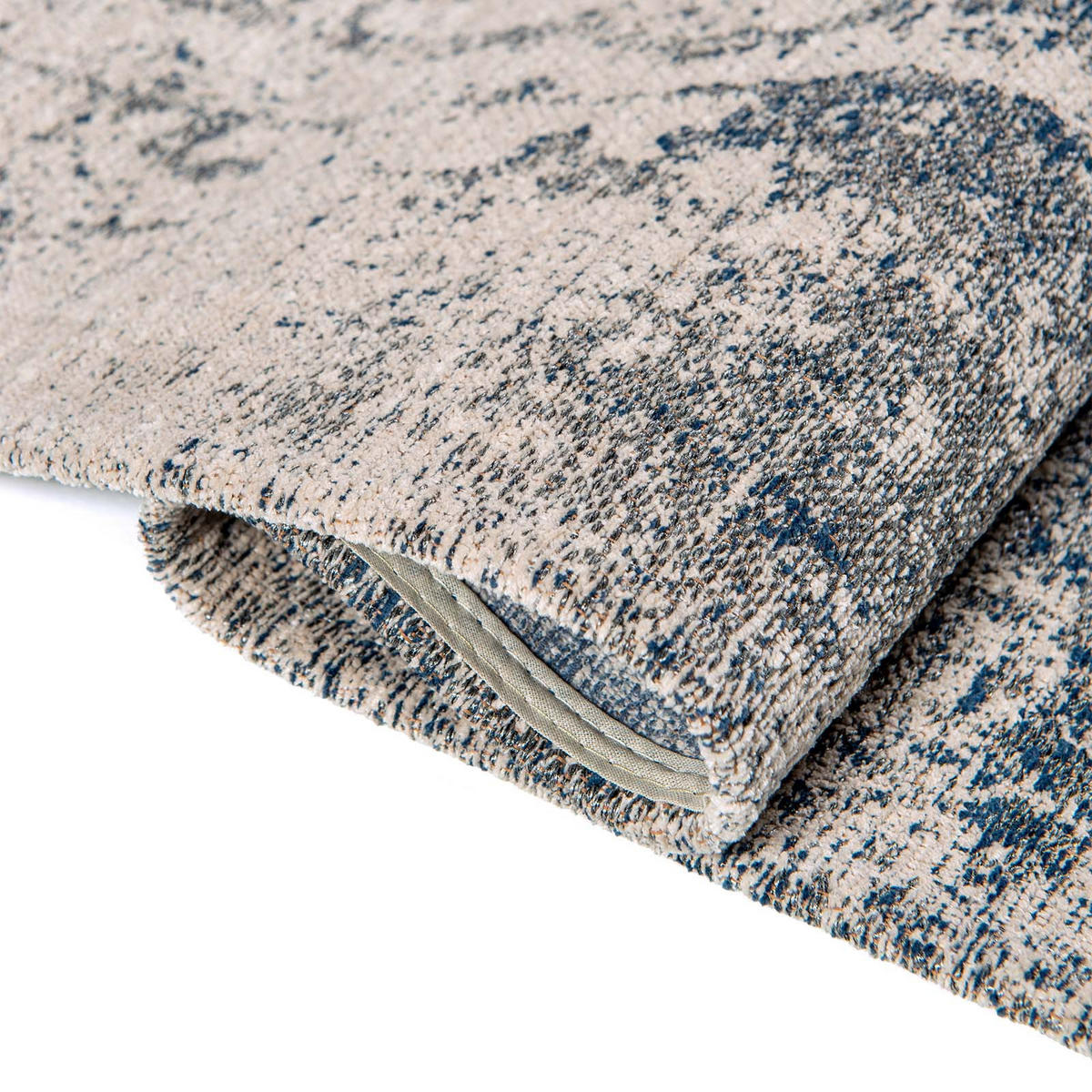 TEPPICH Canal Blue Lola&Moi 80/150 cm - Blau, Kunststoff/Textil (80/150cm) - Lola&Moi