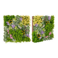 KUNSTPFLANZE Grün(2er-Set) - Grün, Kunststoff (10cm) - COSTWAY