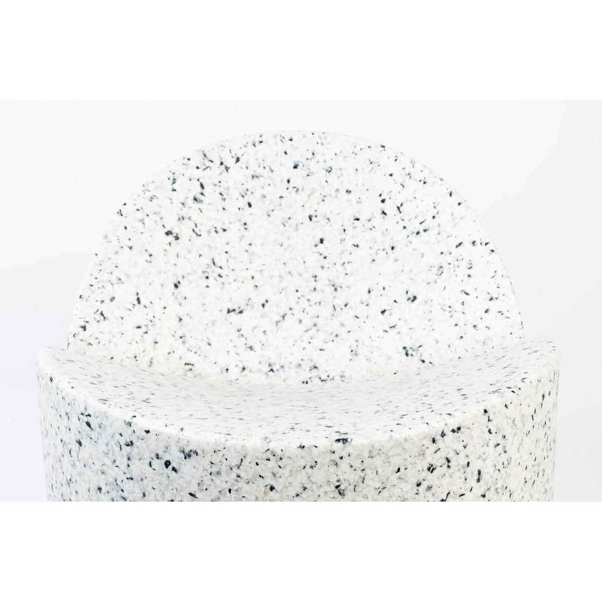 SESSEL Bloom Weiß/Terazzo - Weiß, Kunststoff (69/70/72cm) - Zuiver
