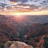 FOTOTAPETE Grand Canyon 400 x 250 cm - Braun, Papier (400/250cm) - Sanders & Sanders