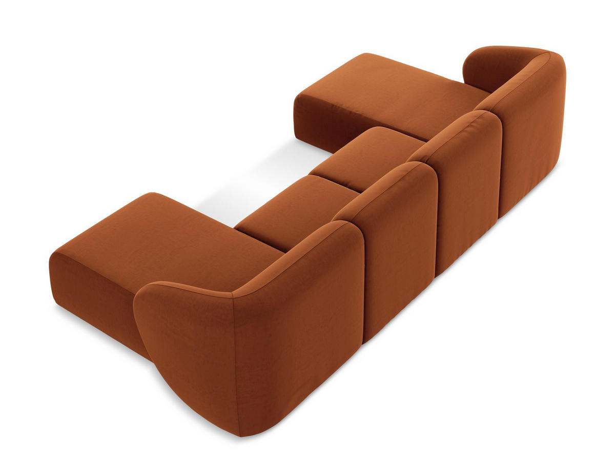 3-SITZER SOFA Bouclé Stoff Schwarz - Schwarz, Holzwerkstoff/Kunststoff (244/75/94cm) - Makamii