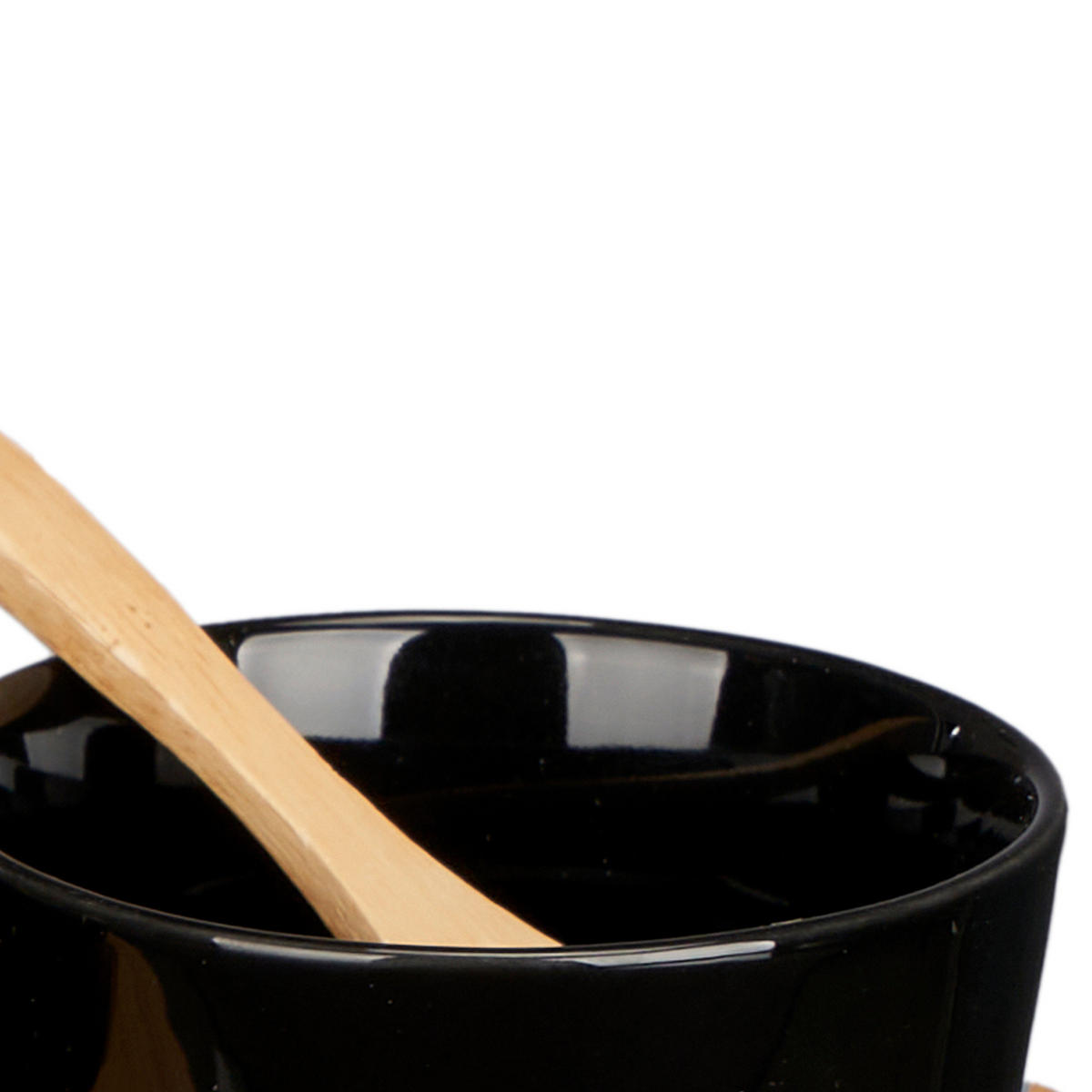 SCHALEN für Snacks Bumy Schwarz 39/10,5/6 cm - Schwarz, Keramik (10.5/6/39cm) - Kinvara