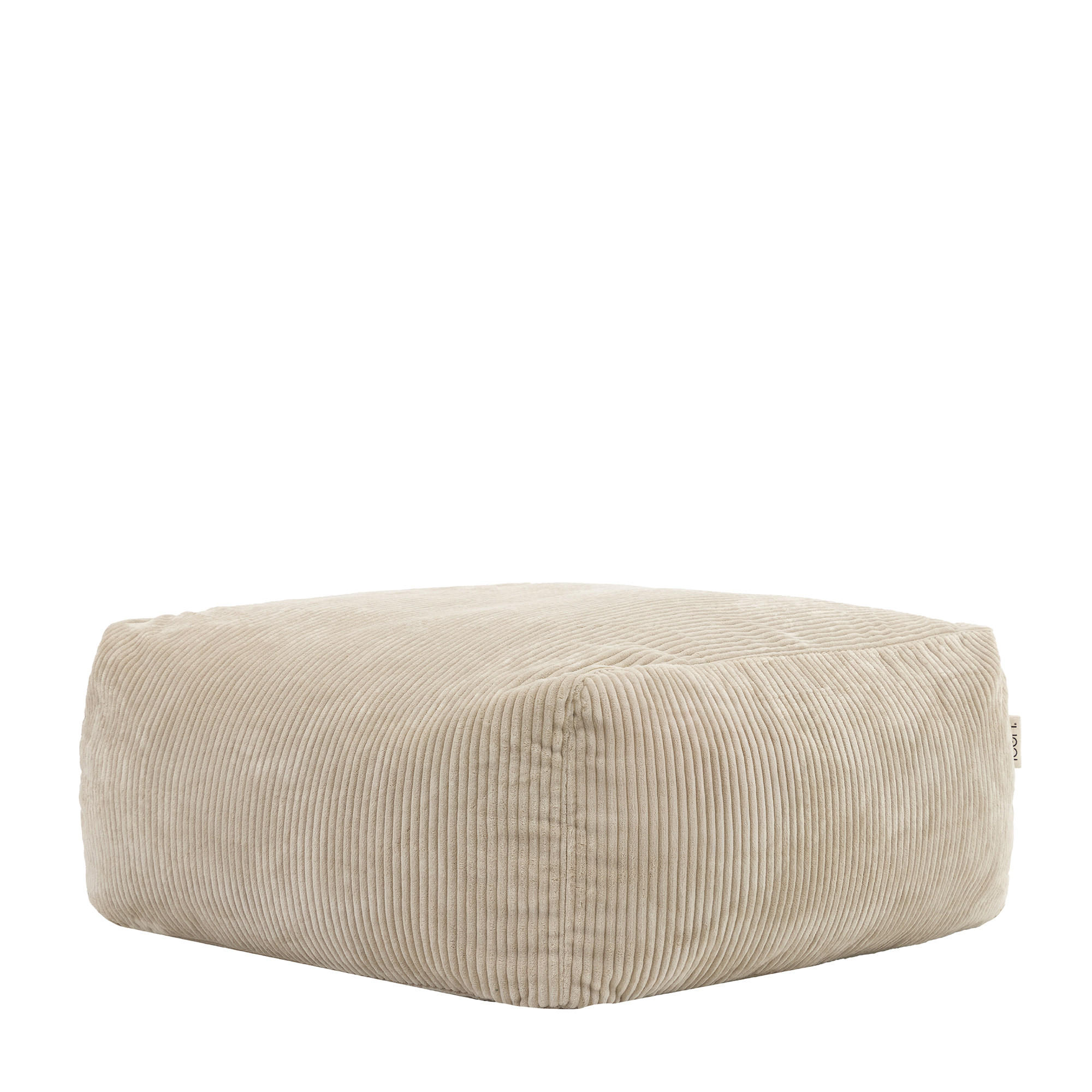 SITZSACK-OTTOMANE ZEN modular Cord - Beige, Textil (95/46/95cm) - icon