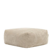 SITZSACK-OTTOMANE ZEN modular Cord - Beige, Textil (95/46/95cm) - icon