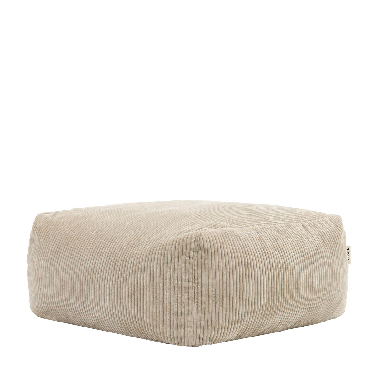 SITZSACK-OTTOMANE ZEN modular Cord - Beige, Textil (95/46/95cm) - icon