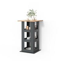 BARTISCH Regusa Goldkraft Eiche/Anthrazit 65 x 65 cm - Honigeiche/Anthrazit, Holzwerkstoff (65/65/106cm) - Livinity®