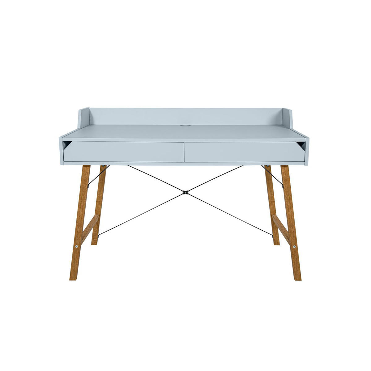 PSACÍ STŮL Lotta Modrá - modrá, kompozitní dřevo (60/120/86cm) - Petits-meubles