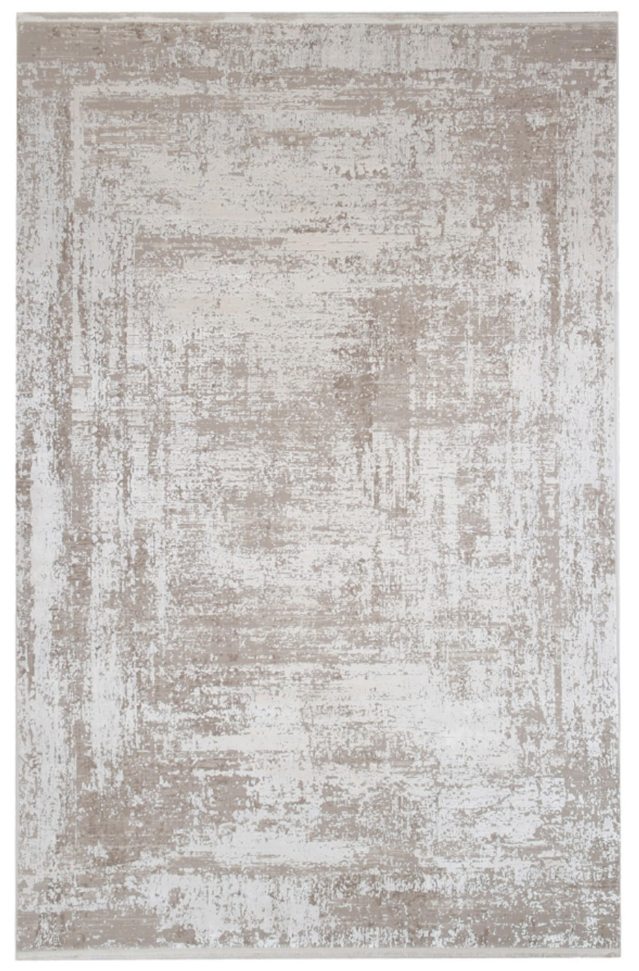 TEPPICH modern Wohn-/Schlafzimmer Viskose BRODERIE Beige 300x400 cm - Beige, Textil (300/400cm) - Novatrend