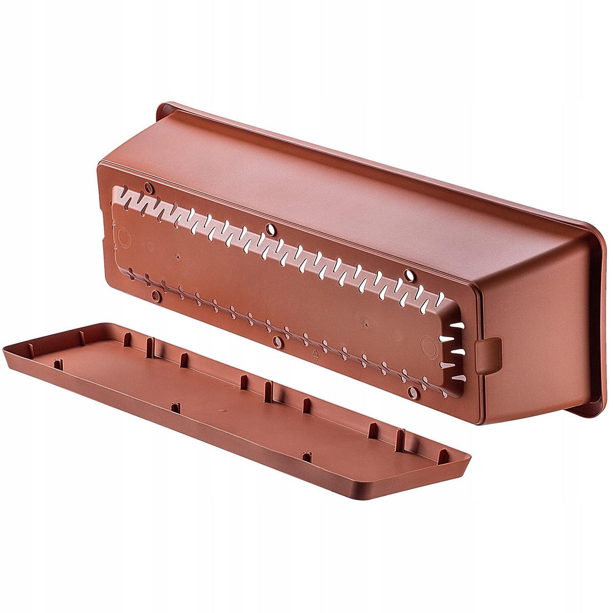 BALKONKASTEN 60 cm, Terrakotta - Terra cotta, Kunststoff (19/59cm) - KADAX