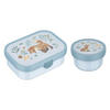 OBST- UND BENTOBOX Campus (2025) Forest Friends 300 & 750 ml 2er Set - Hellblau, Kunststoff (1/1/1cm) - Mepal
