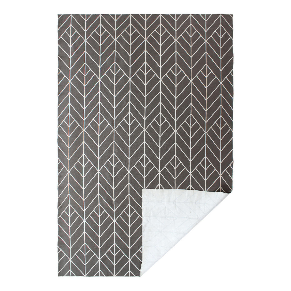 IN-/OUTDOORTEPPICH - Kunstfaser - Grau, Textil (190/290cm) - home24