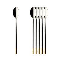 LATTE-MACCHIATO-LÖFFEL Ella edelstahl 19,8 cm 6er Set - Silberfarben, Metall - Villeroy & Boch