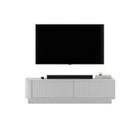 TV komoda Aurora mat bijela 140 cm s postoljem - bijela, drvni materijal (140/37/35cm) - Meble Lindner