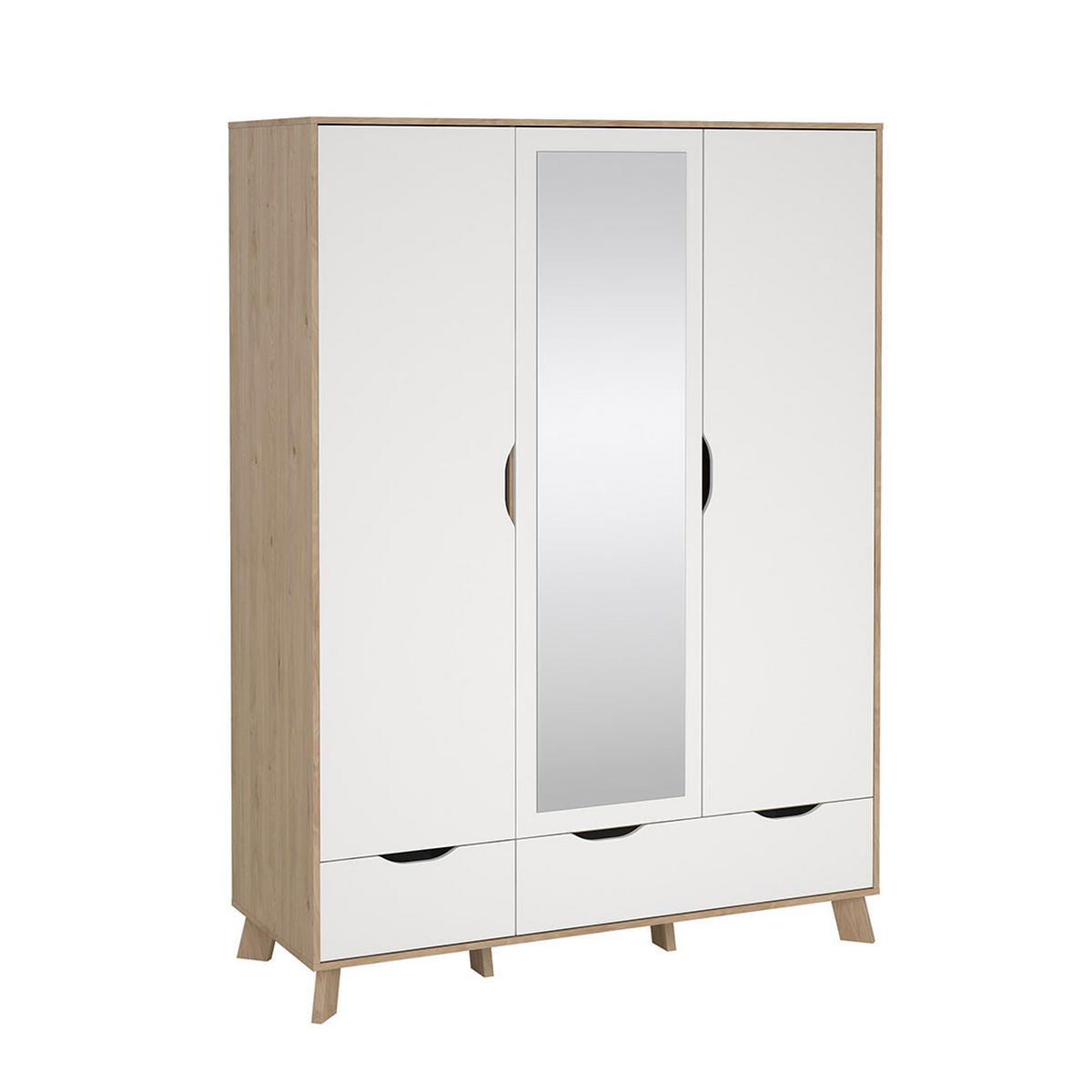 KLEIDERSCHRANK, Ikast, Eiche, Holzwerkstoff, 1498 x 59 x 201 cm - Eichefarben, Holzwerkstoff (1498/201/59cm) - ebuy24