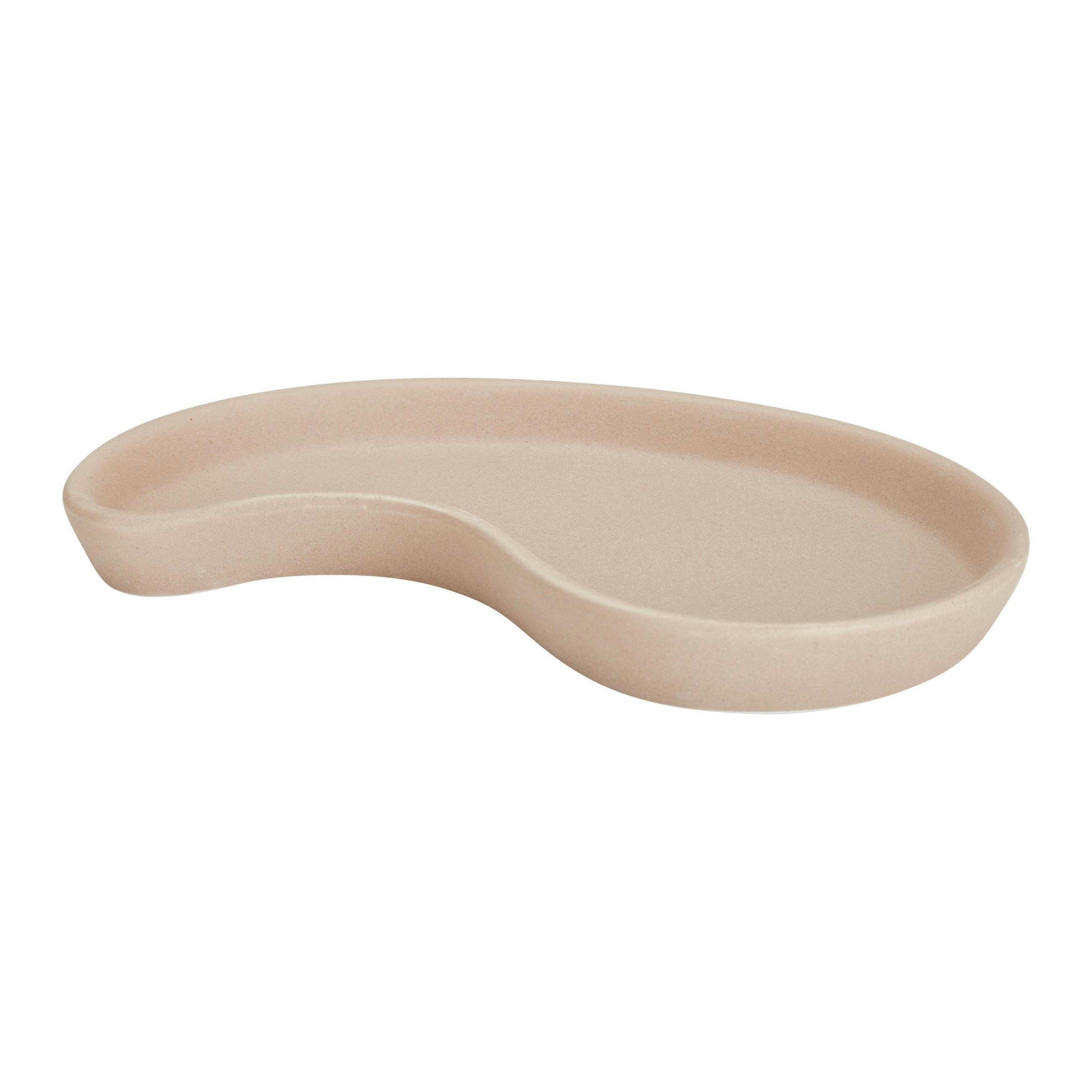 DEKOTABLETT Leila Beige - Beige, Keramik (3cm) - Modern Living