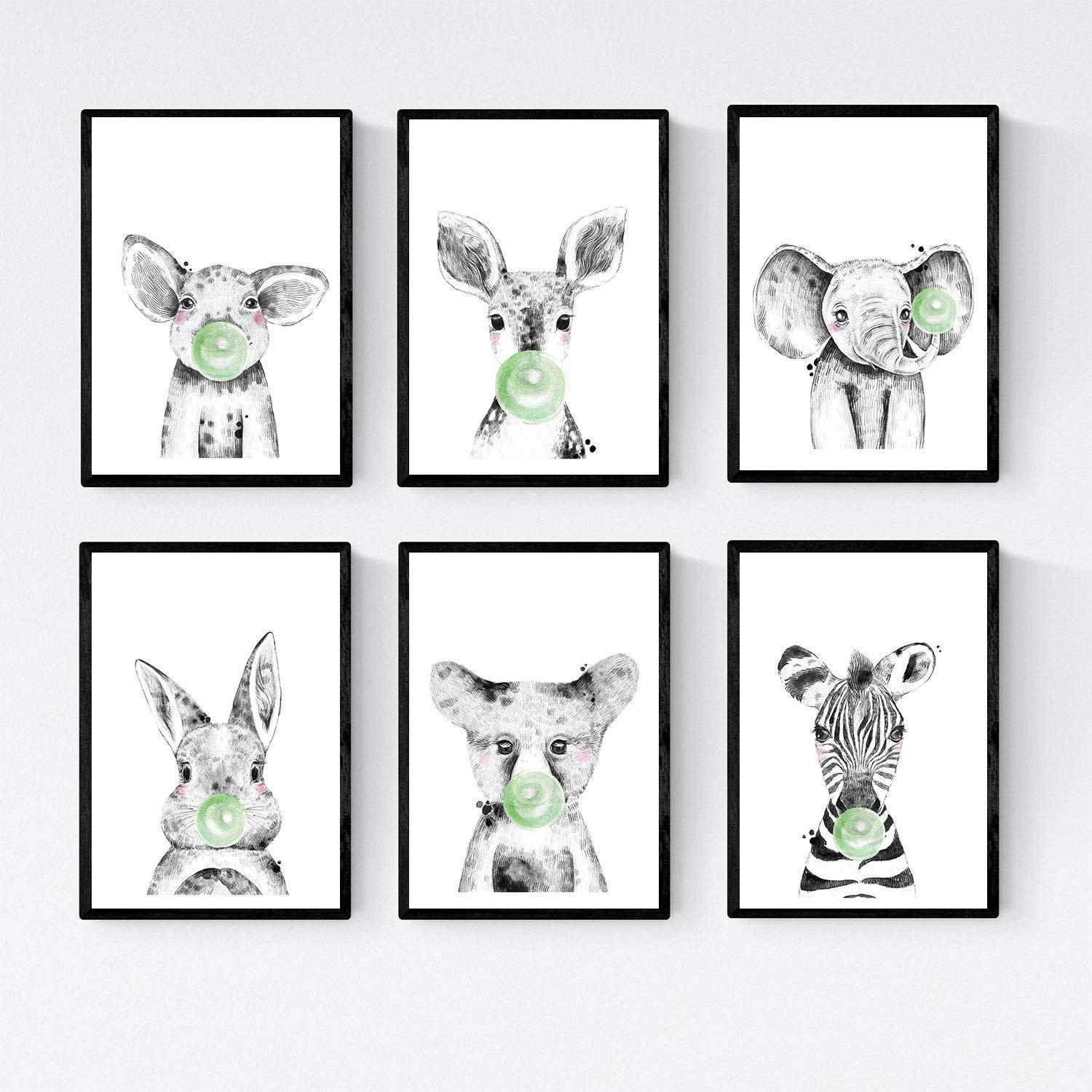 Nacnic Poster Schwarz 29x3 cm