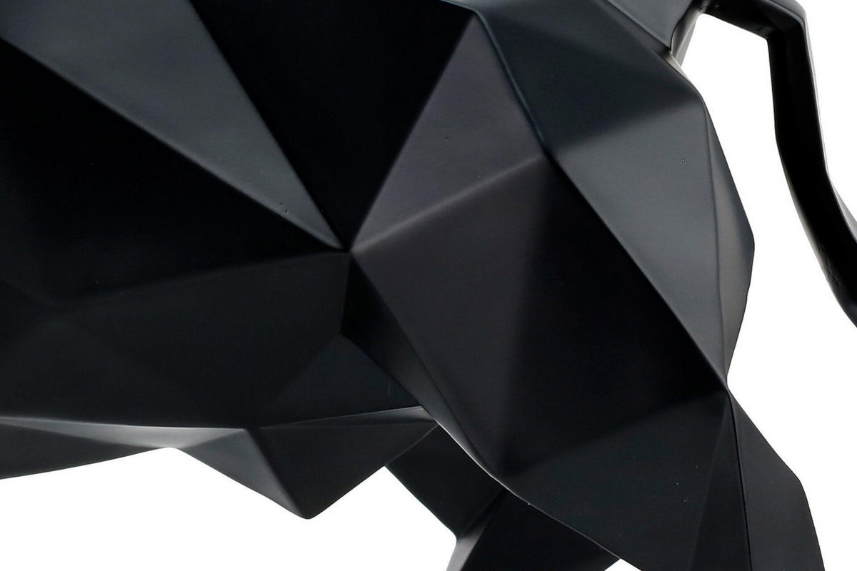 SKULPTUR Schwarz 51/26 cm - Schwarz, Stein (2.4/26/23cm) - KUNSTLOFT