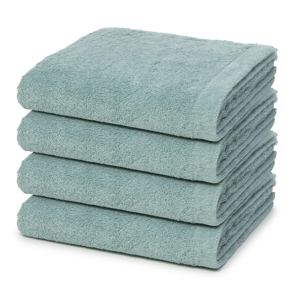 HANDTUCH Lifestyle 4er-Set - Grün, Textil (50/100cm) - Cawoe