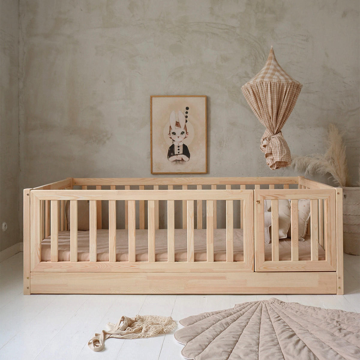 POSTEĽ 120/200 Bambino Prírodné drevo - hnedá, drevo (120/200cm) - Petits-meubles