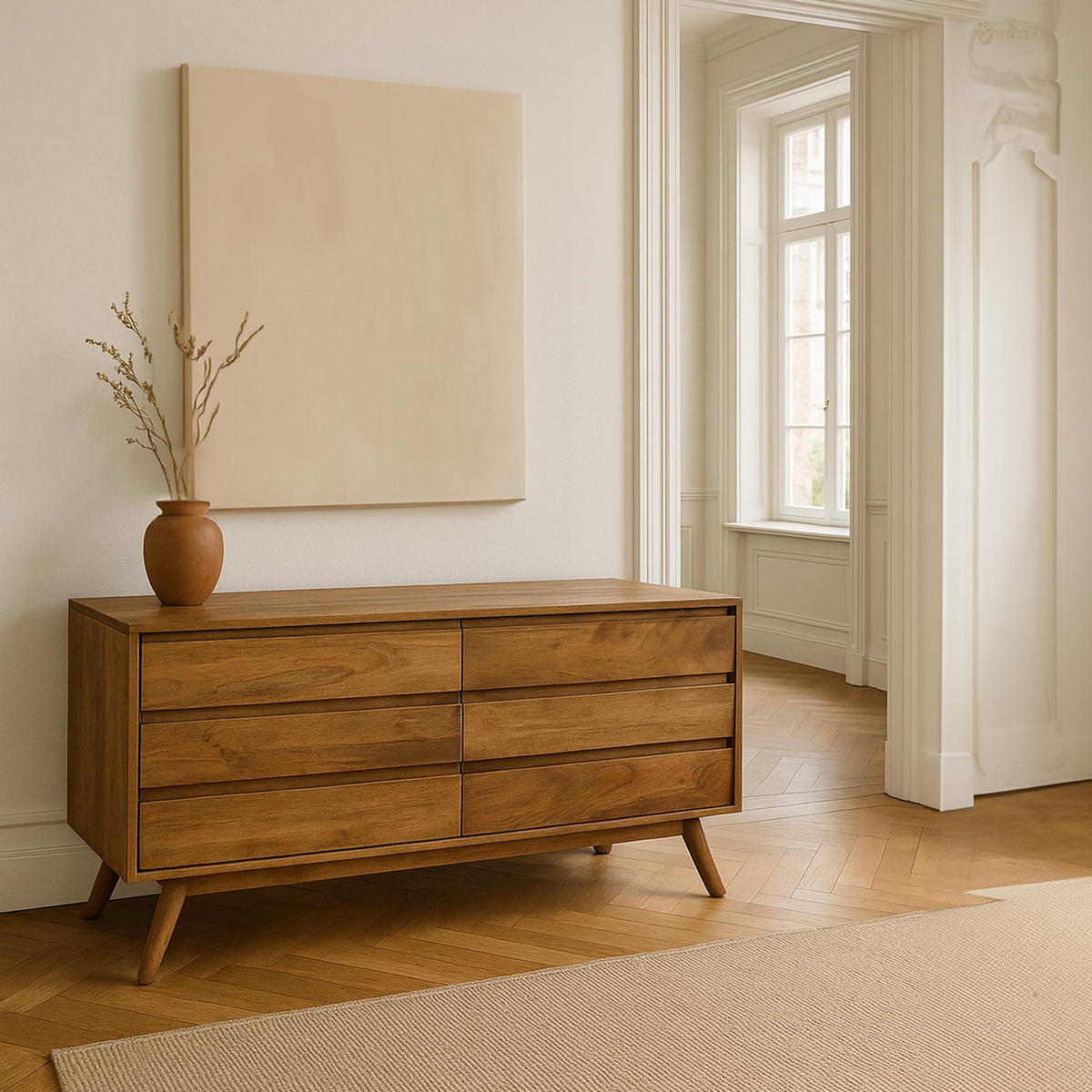 KOMMODE Braun - Braun, Holz (150/72/42cm) - MCW