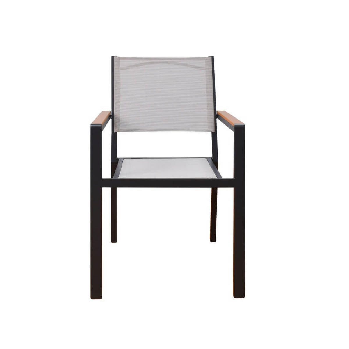 GARTENSTUHL SEDIA - Anthrazit, Kunststoff/Metall (56/85/63cm) - Home Deluxe