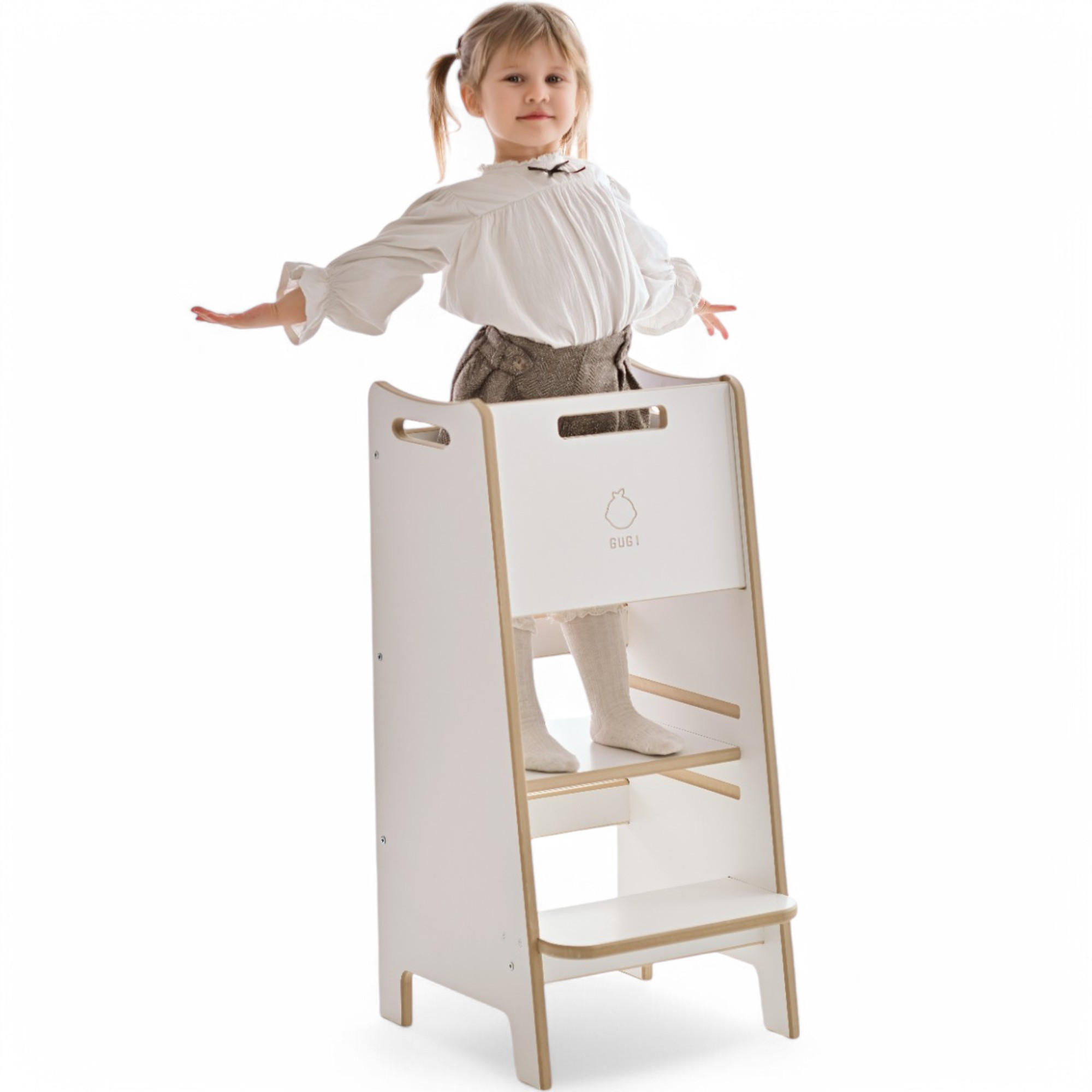 LERNTURM 40/85/40 - Weiß, Holzwerkstoff (40/85/40cm) - RAUMHIRSCH FURNITURE