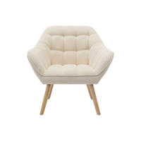 SESSEL mit gerader Rückenlehne - 1 Person - Stoff - Beige - - Beige, Textil (82/77/73cm) - Vente-Unique