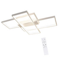LED-DECKENLEUCHTE Sylvanas 65/47/7.5cm - Weiß, Metall (65/47/7.5cm) - ZMH