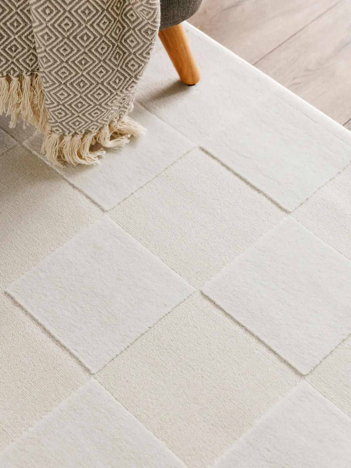 TEPPICH Claire Cream 200x300 cm - Creme, Kunststoff (200/300cm) - benuta