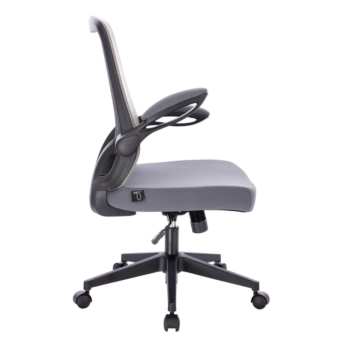 DREHSTUHL TOM Stoffbezug Grau - Grau, Textil (62/105/62cm) - SVITA