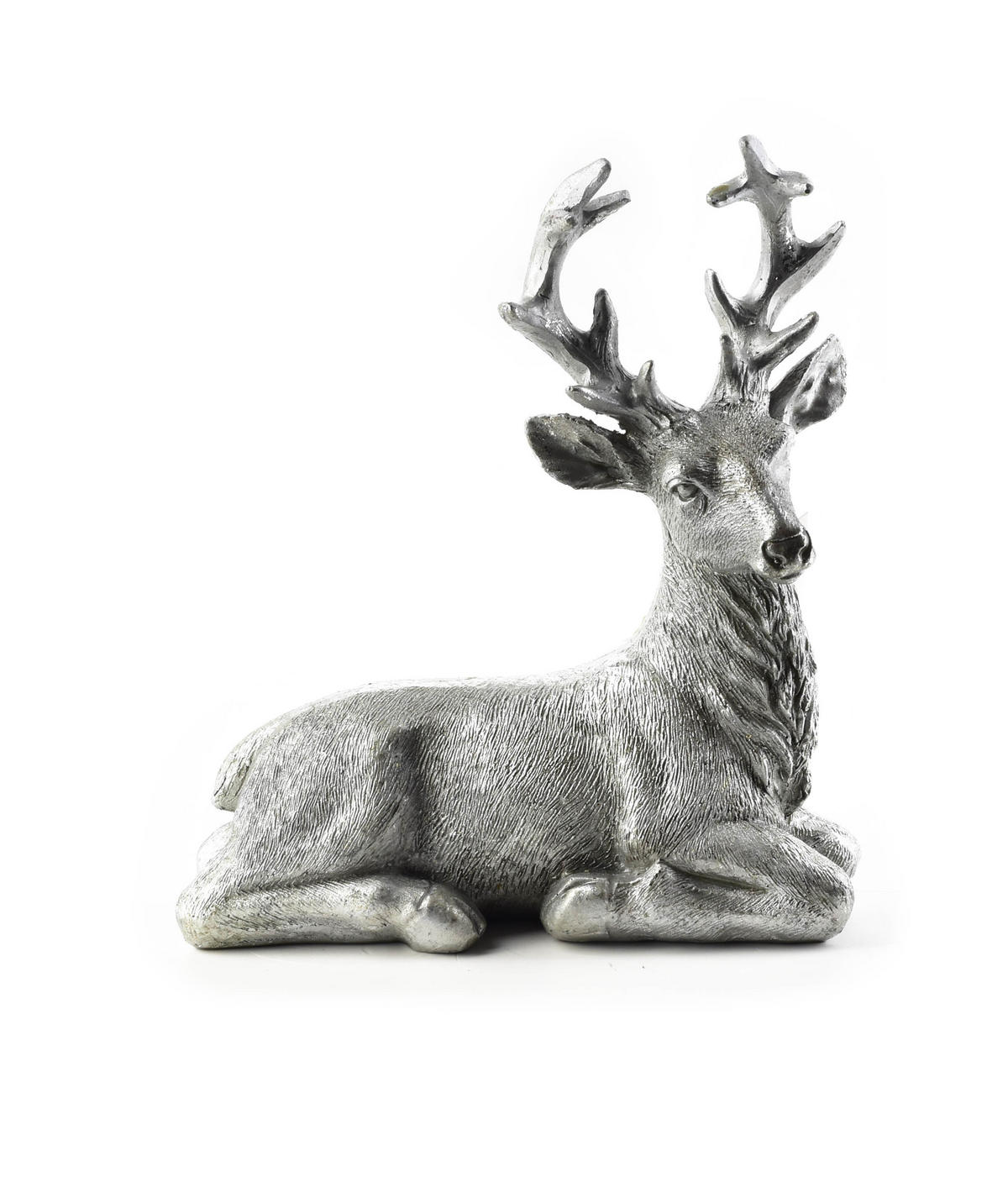 WEIHNACHTSFIGUR Santa Lila Silber 20/8/19 cm Kunstoff - Silberfarben, Kunststoff (8/19/20cm) - Mondex