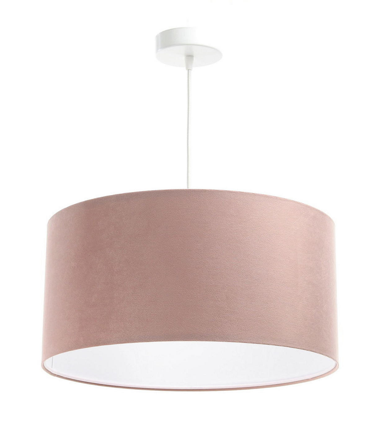 HÄNGELEUCHTE Rosa 40/20 cm - Pink/Weiß, Kunststoff (40/0.6/20cm) - ONZENO