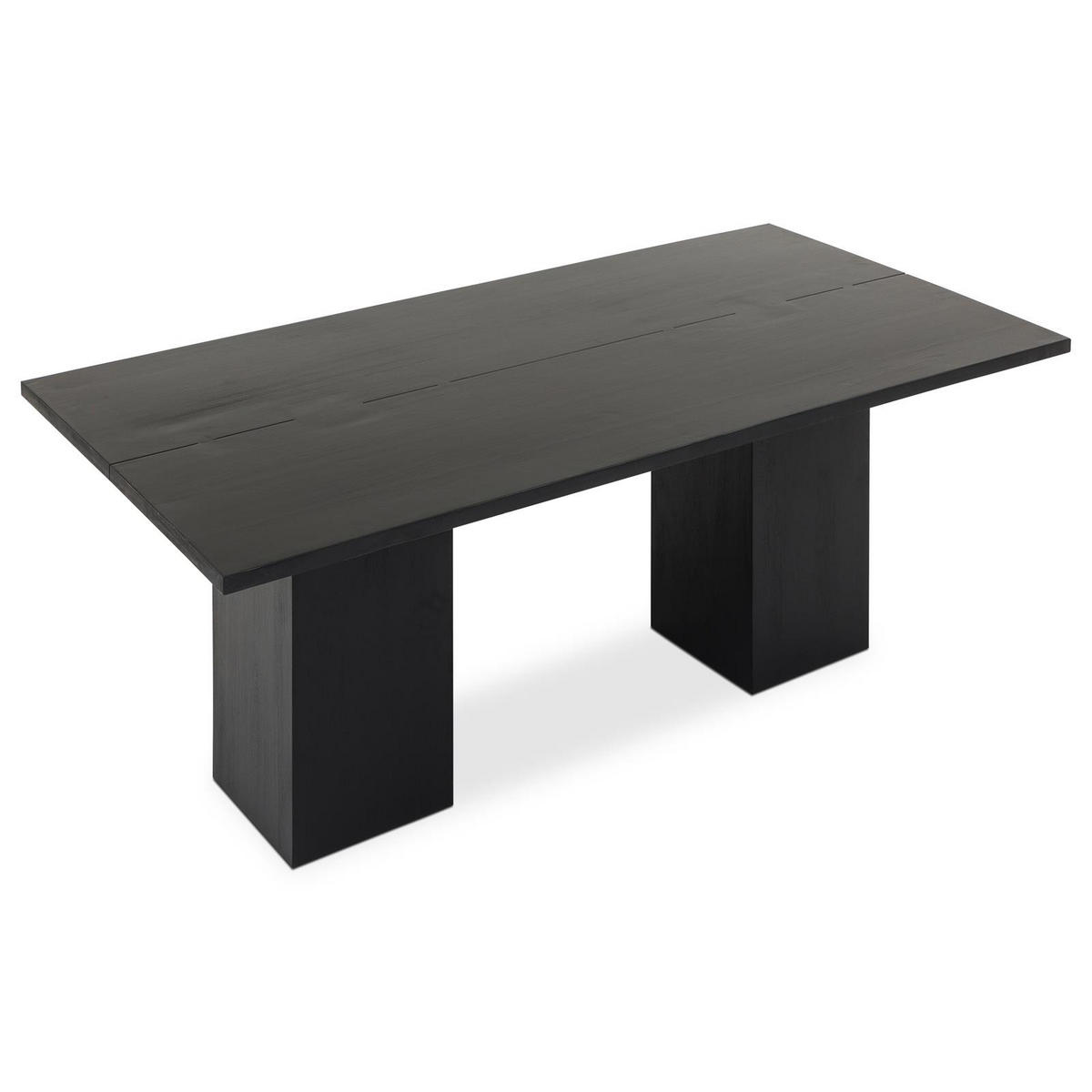 ESSTISCH MAHO schwarz - Schwarz, Holz (100/200/76cm) - IDIMEX