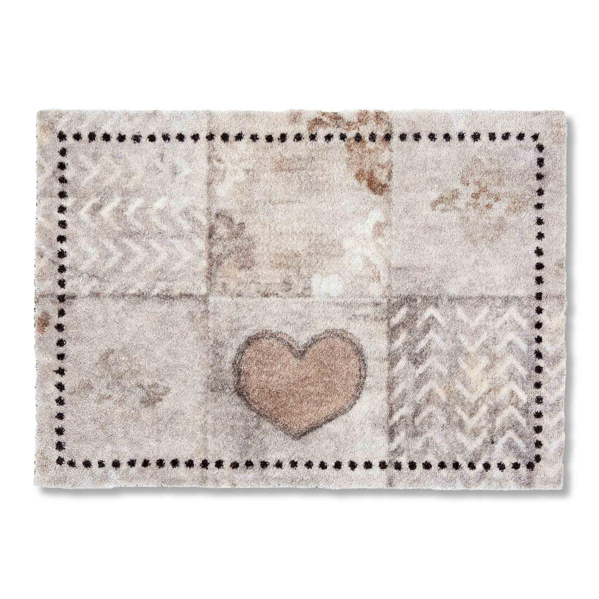 FUSSMATTE WASCHBAR PURE & SOFT - Grau, Textil (50/70cm) - Astra