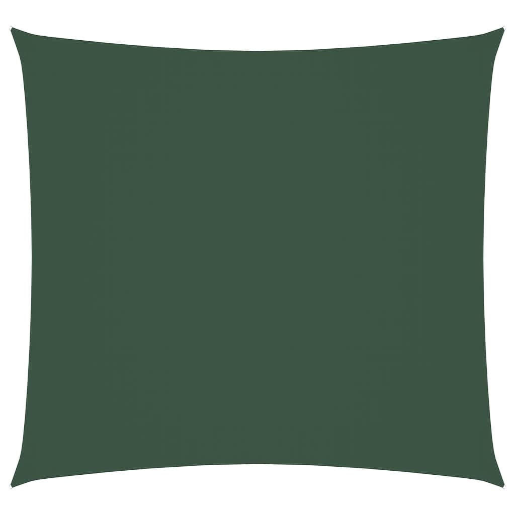 SONNENSEGEL Oxford-Gewebe Quadratisch 6/6 M Dunkelgrün - Grün, Textil (600/600cm) - vidaXL