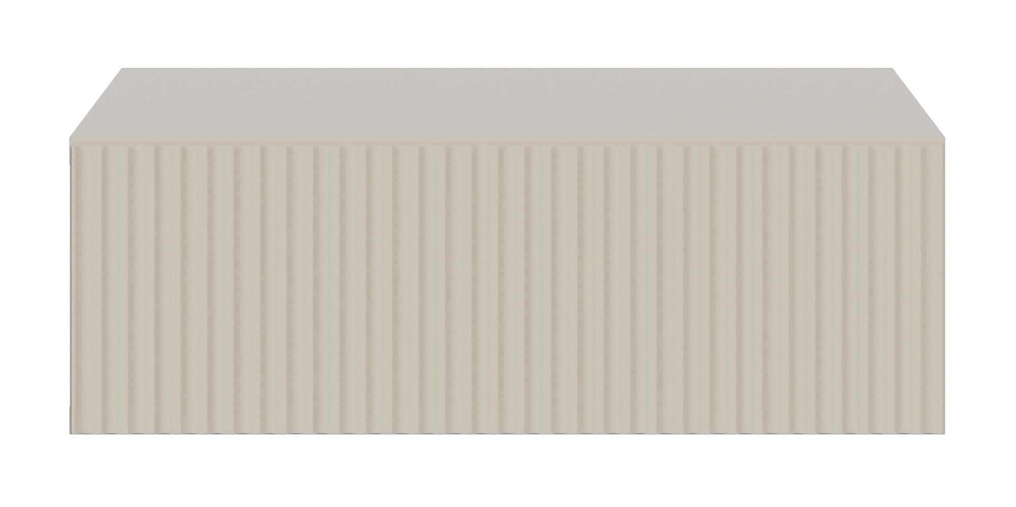 NACHTSCHRANK Veldio Graubeige 50 cm - Greige, Holzwerkstoff (50/17/35.6cm) - Selsey