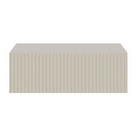 NACHTSCHRANK Veldio Graubeige 50 cm - Greige, Holzwerkstoff (50/17/35.6cm) - Selsey