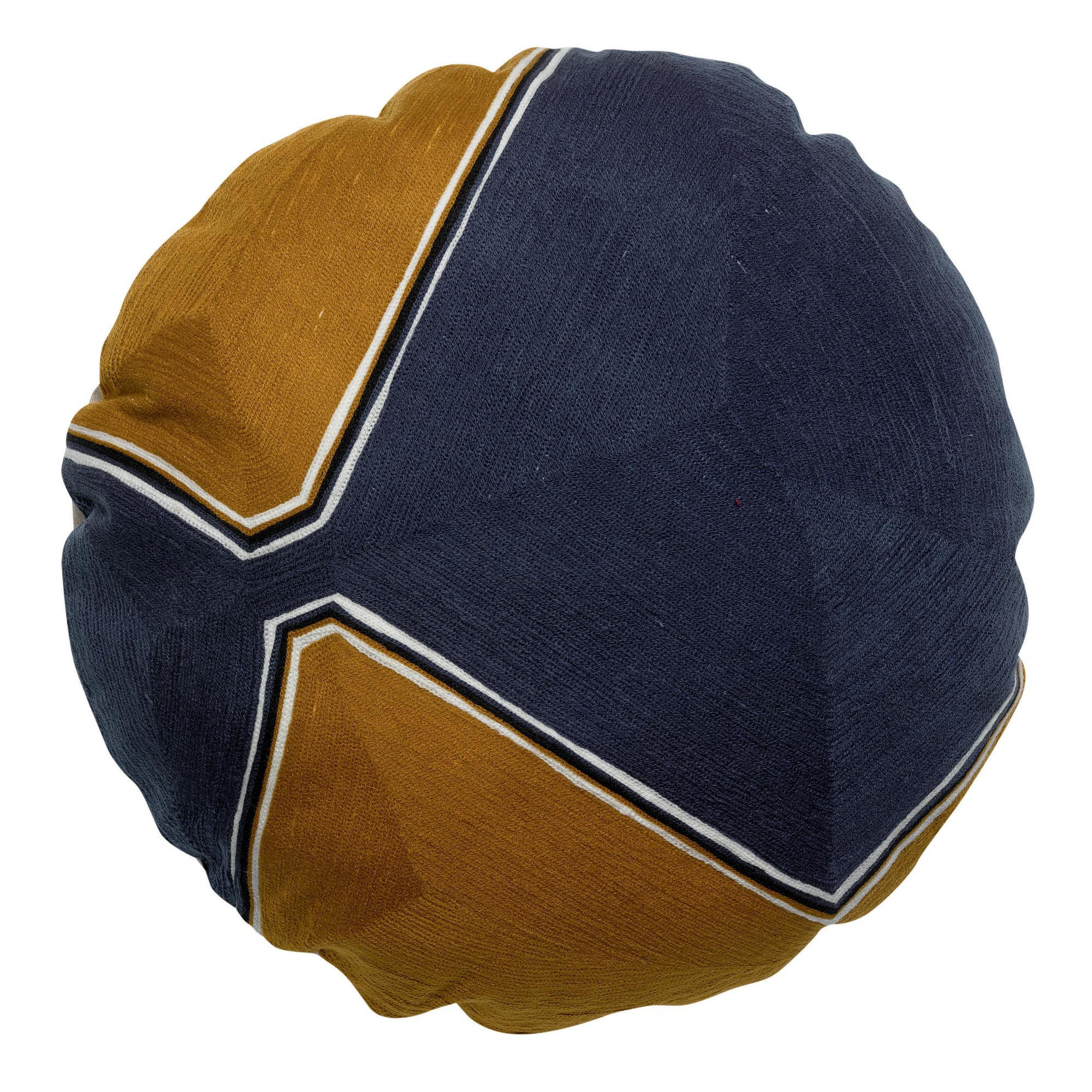 KISSEN Mila bronze diameter 50 cm - Bronzefarben, Textil (50/50cm) - Vivaraise
