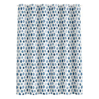 DUSCHVORHANG Aquarell Kleckse in Indigo 180/180 cm - Blau, Textil (180/180cm) - Bilderwelten