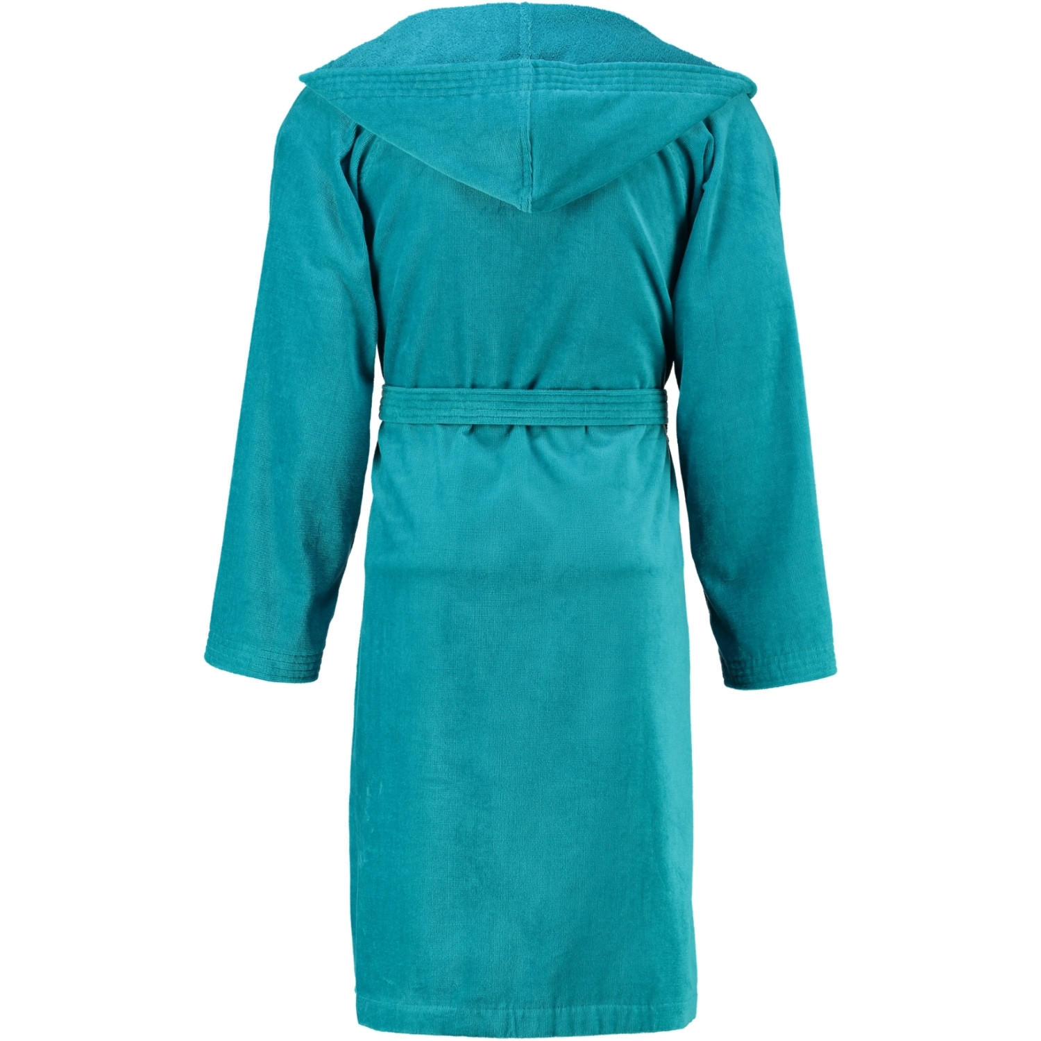 BADEMANTEL UNISEX KURZMANTEL MIT KAPUZE TEXAS LAGOON - 589 - Blau, Textil (Lnull) - Vossen