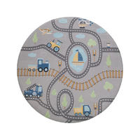 KINDERTEPPICH 120/120 cm Chicos 562 - Grau, Kunststoff (120/120cm) - Paco Home