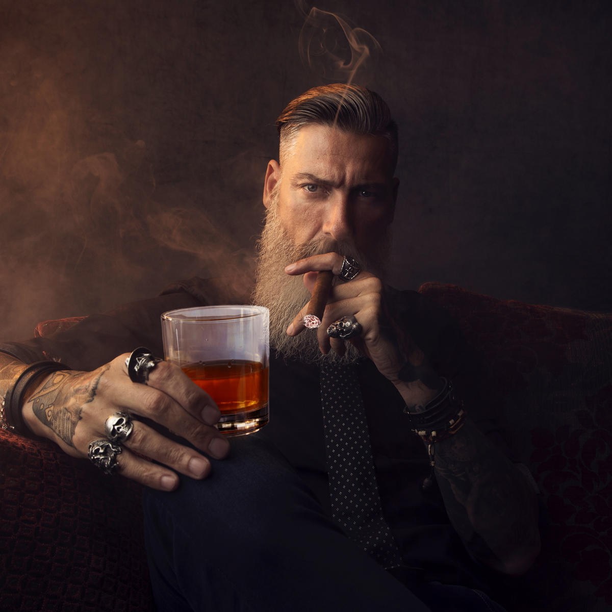 5-TLG.WHISKY-SET - Transparent, Glas (0.75L) - Relaxdays